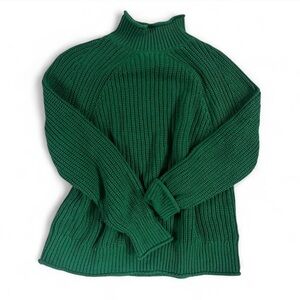 SOLD PLEASE DO NOT BUY J. Crew Emerald Green Turtleneck Sweater, Size L